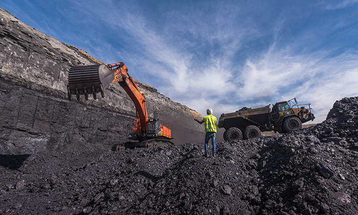 Surface coal mining